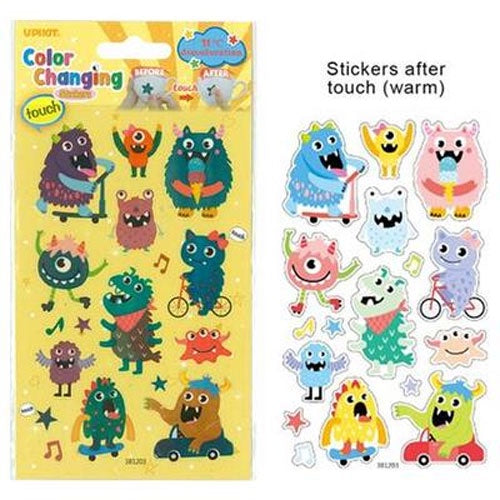 Upikit | Colour Changing Stickers - Monster