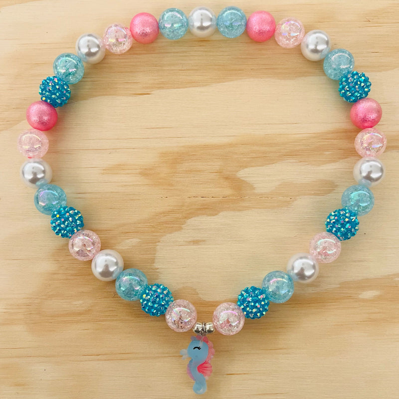 Bubblegum Bella | Seahorse Necklace