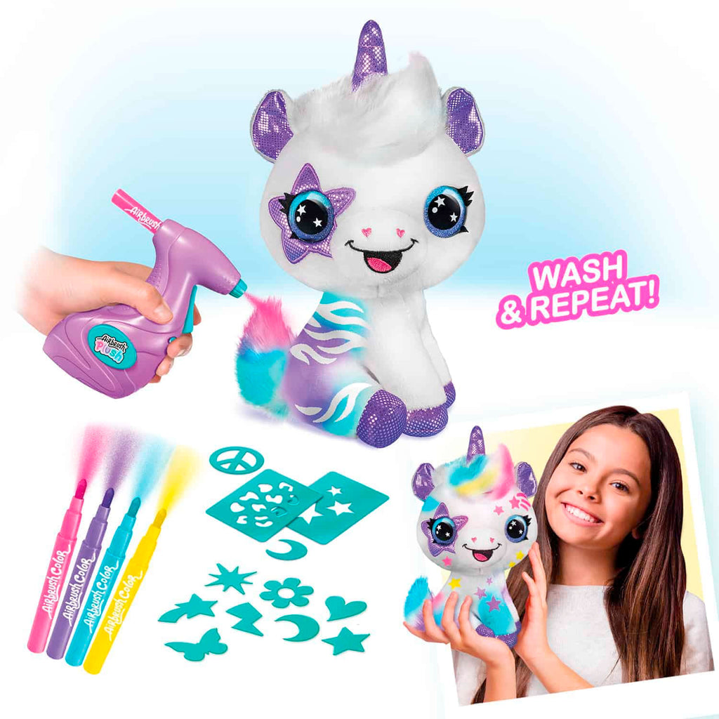 Canal Toys | Airbrush Plush - Unicorn