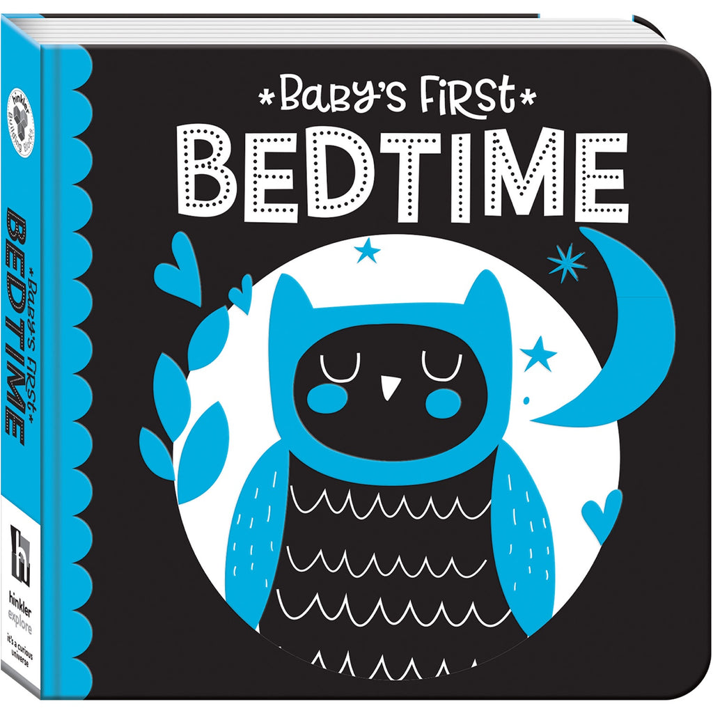 Hinkler | High Contrast Neon Board Book - Baby's First Bedtime