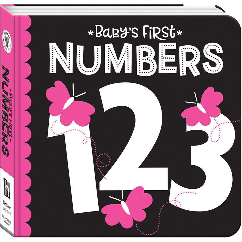 Hinkler | High Contrast Neon Board Book - Baby's First Numbers