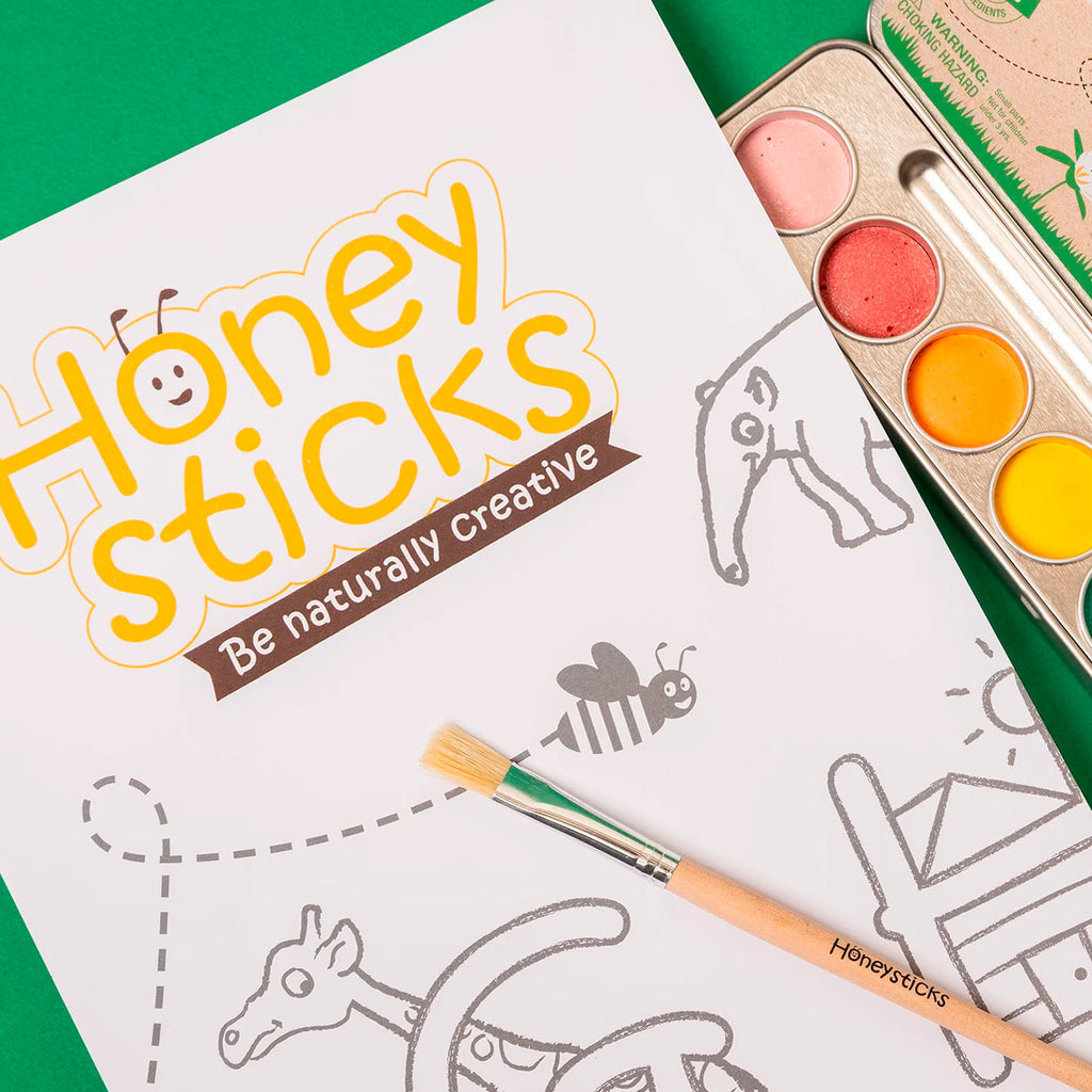 Honey Sticks | Colouring Posters & Watercolour Activity Set