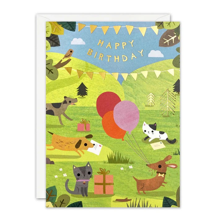 James Ellis | Birthday Card - Dog's & Cat