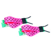 Pink Poppy | Fabric Ribbon Ladybug Clip