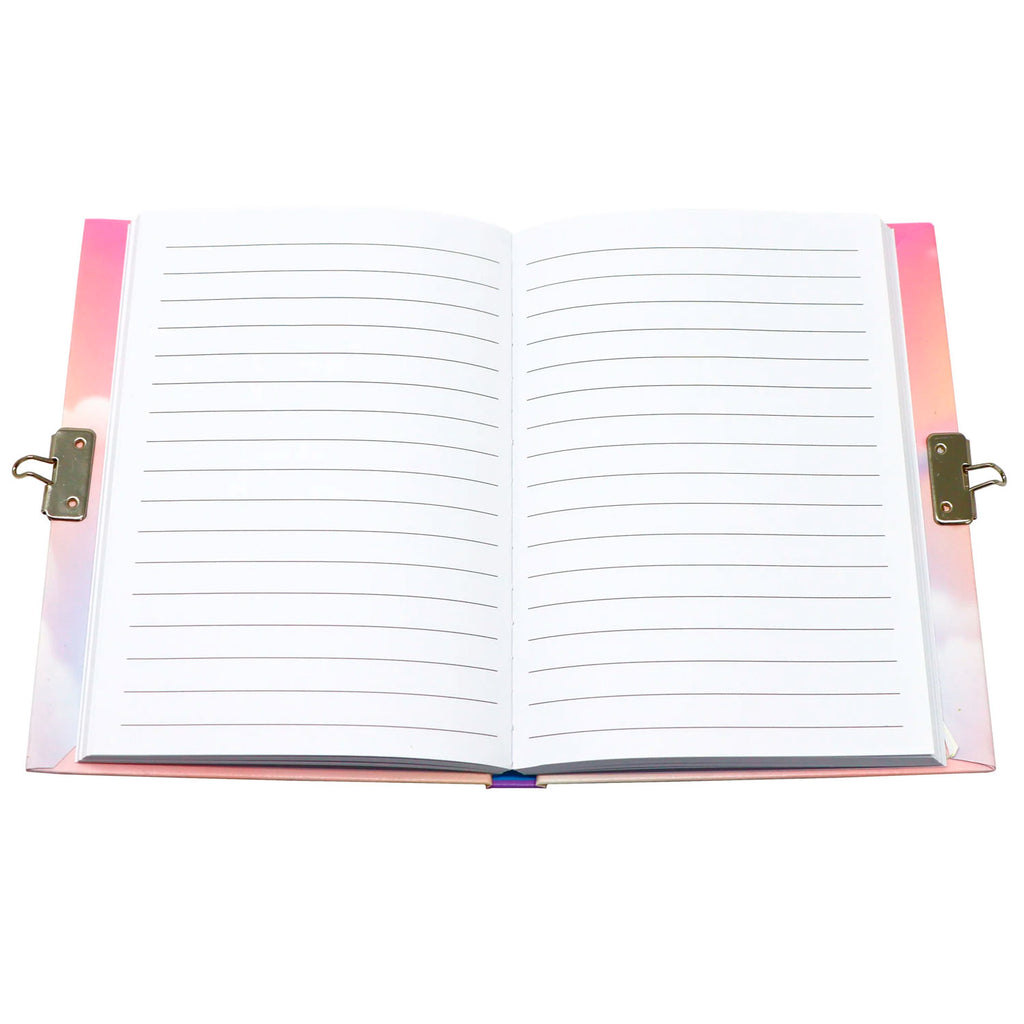 Pink Poppy | Vibrant Vacation Butterfly Strawberry Scented Lockable Diary