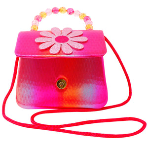 Pink Poppy | Vibrant Vacation Daisy Handbag