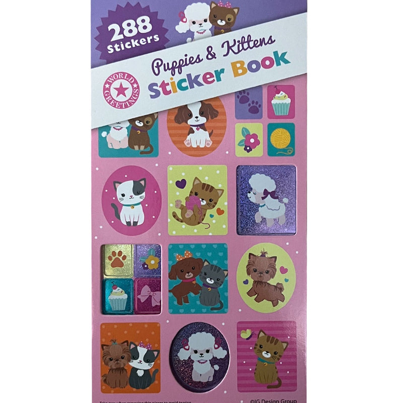 Sticker Book | Puppies & Kittens