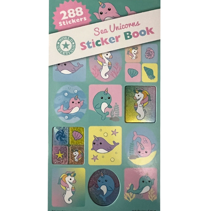 Sticker Book | Sea Unicorns