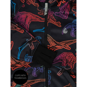 THERM | All Weather Hoodie - Neon Dino