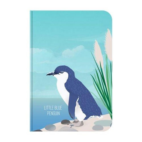 Antics | Notebook A6 - Blue Penguin
