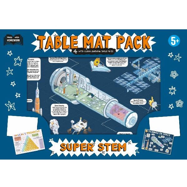 Autumn Publishing | Table Mat Pack - Science In Space
