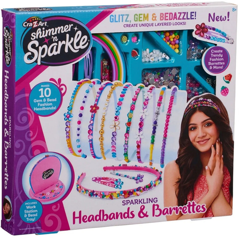 CraZart | Shimmer N Sparkle - Glitz, Gem & Bedazzle - Headbands & Hair Charms