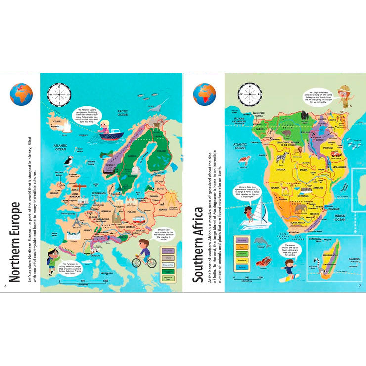 Fun Facts | 100 Piece Puzzle - The World Map