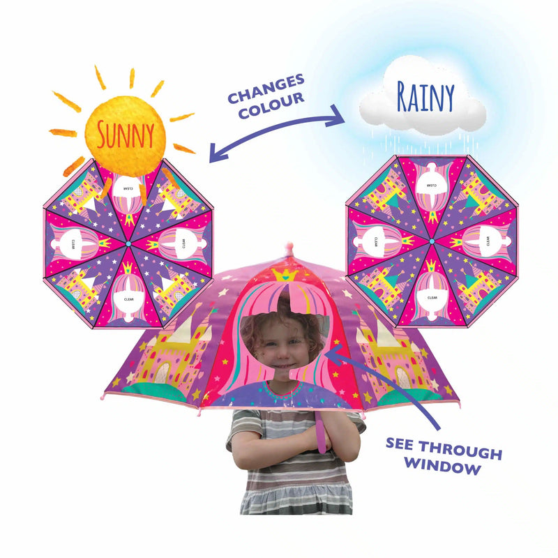 Gift Junction | Colour Change Umbrella - Princess