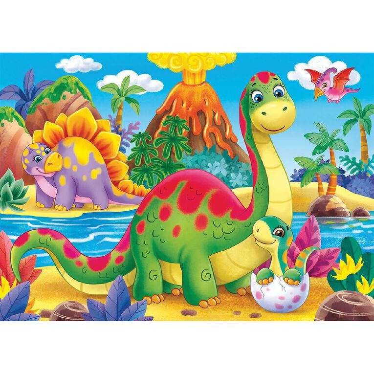 Holdson | Mum & Her Baby Dinosaur Tray Puzzle - 35 Piece