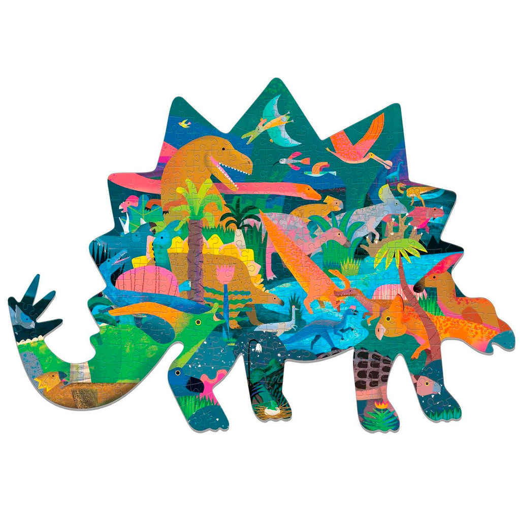 Mudpuppy | 300 Piece Shaped Puzzle - Dinosaurs
