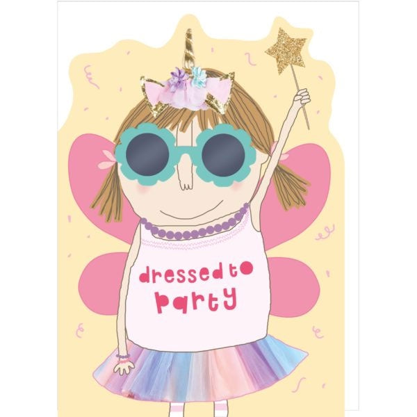 Rosie Made A Thing | Birthday Card - Dressed To Party