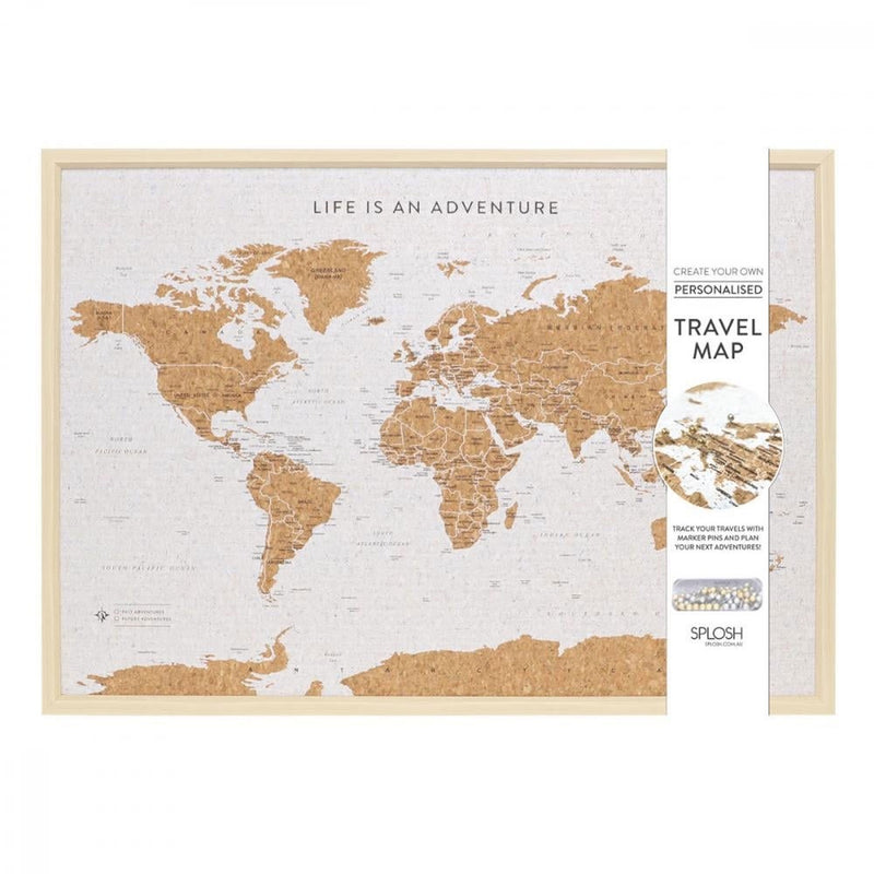 Splosh | Travel Board - World Map