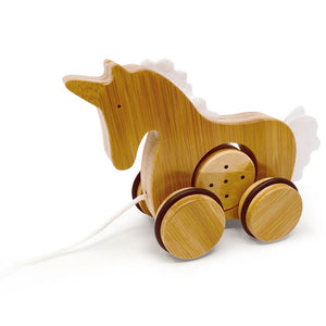 Kinderfeets | Bamboo Push & Pull - Unicorn