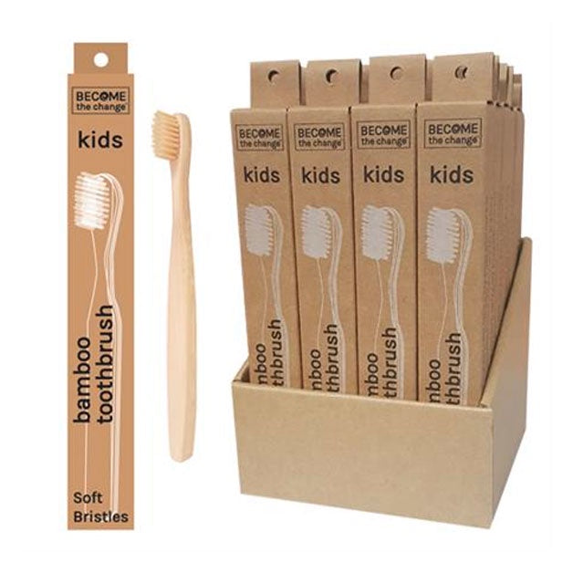 Become The Change | Kid's Bamboo Toothbrush
