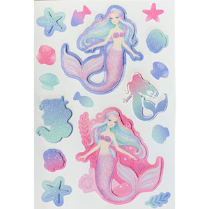 Paper Craft | Glitter Stickers - Mermaids