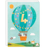 James Ellis | Birthday Card - Balloons Age 4