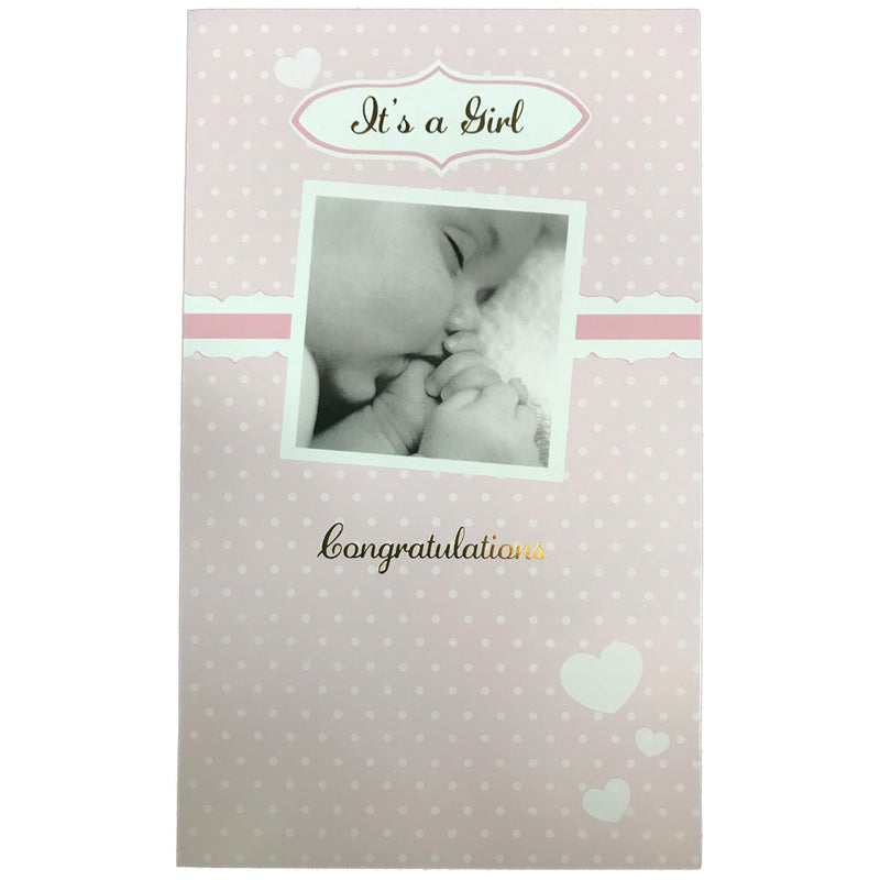 New Baby Card | Baby Girl Photo