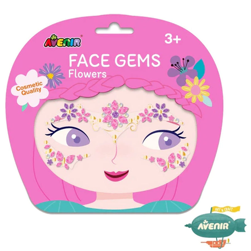 Avenir | Face Gems - Flowers
