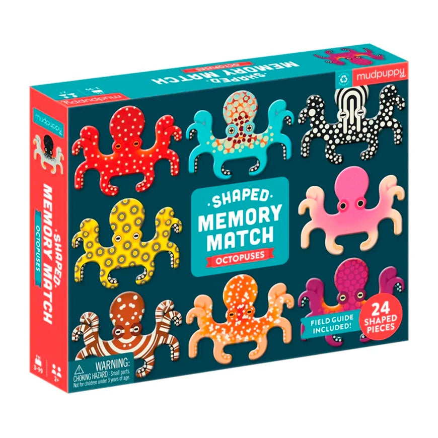 Mudpuppy | Shaped Memory Match - Octopus