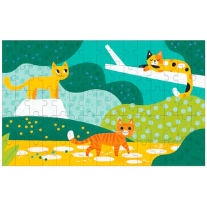 Mudpuppy | 75 Piece Lenticular Puzzle - Cats Big & Small