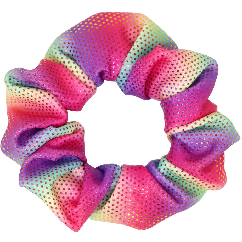 Pink Poppy | Rainbow Butterfly Scrunchie
