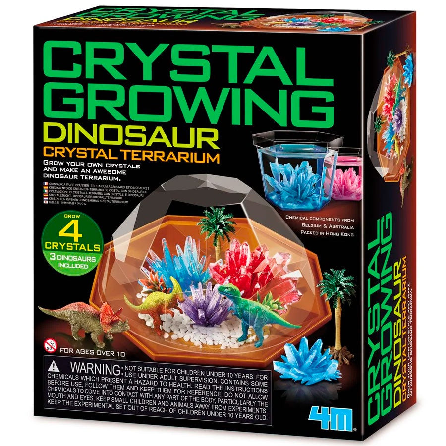4M | Crystal Growing - Dinosaur Crystal Terrarium