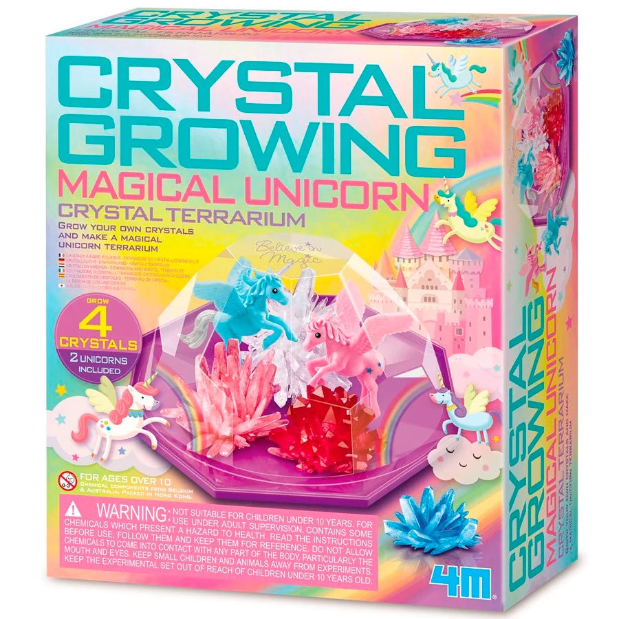 4M | Crystal Growing - Unicorn Crystal Terrarium