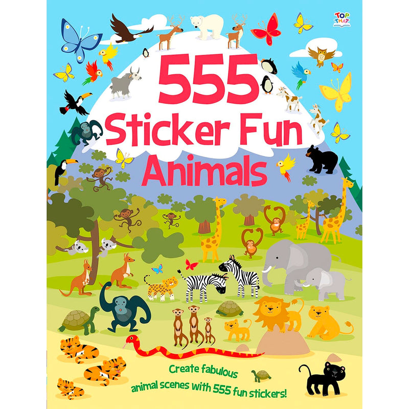 555 Sticker Fun - Animals