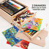 Jasart | ArtVibe - Complete Mixed Media Box Easel Set - 108 Pieces