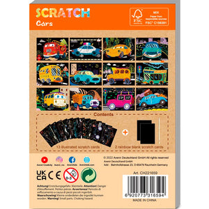 Avenir | Scratch Note Pad - Cars