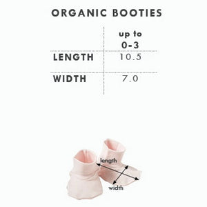 Babu | Organic Cotton Booties - Grey Fox