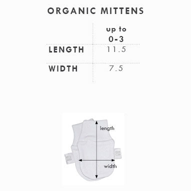 Babu | Organic Cotton Scratch Mittens - Navy