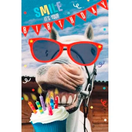 Birthday Card | Smile It's Your Birthday - Horse