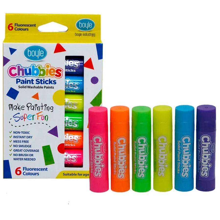Boyle | Chubbies Paint Sticks - Fluorescent Colours