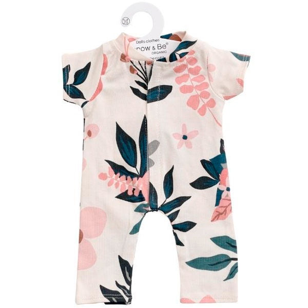 Burrow & Be | Dolls Romper - Pink Clementine - 2 Sizes