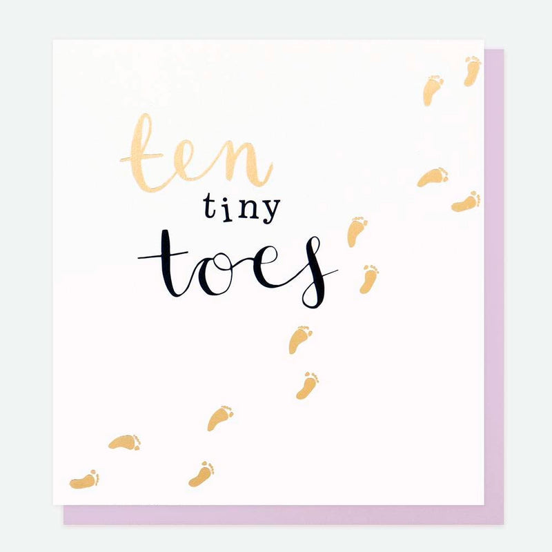 Caroline Gardner | New Baby Card - Ten Tiny Toes