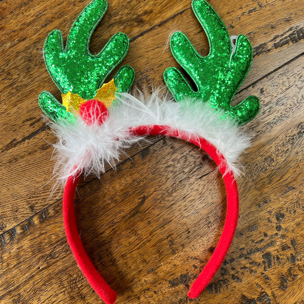 Christmas Sparkly Reindeer Headband