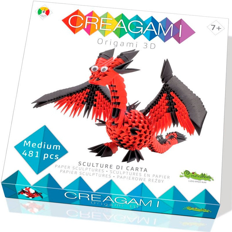 Creativa Mente | Creagami Origami 3D - Dragon