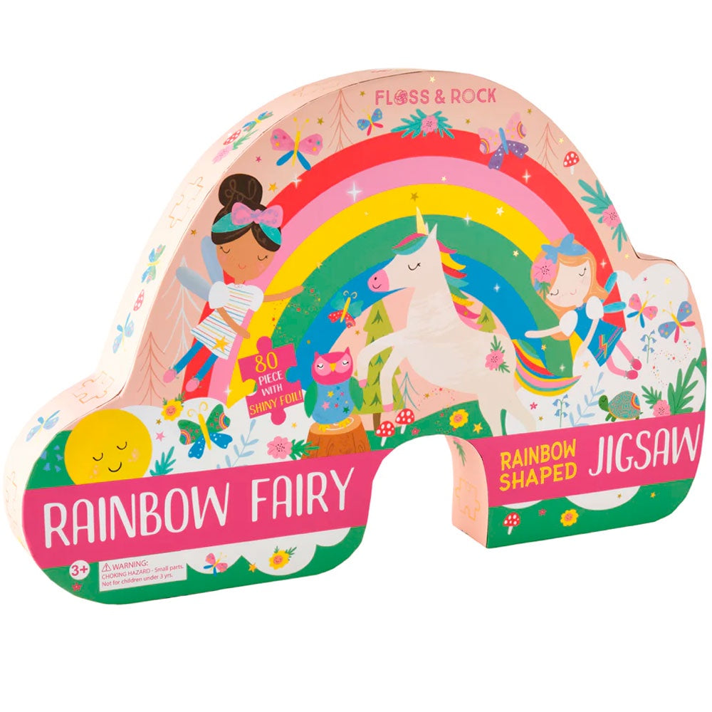 Floss & Rock | Rainbow Fairy Puzzle - 80 Pieces