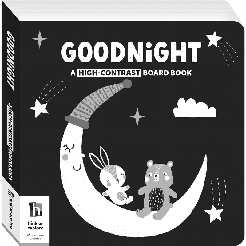 Hinkler | High Contrast Board Book - Goodnight