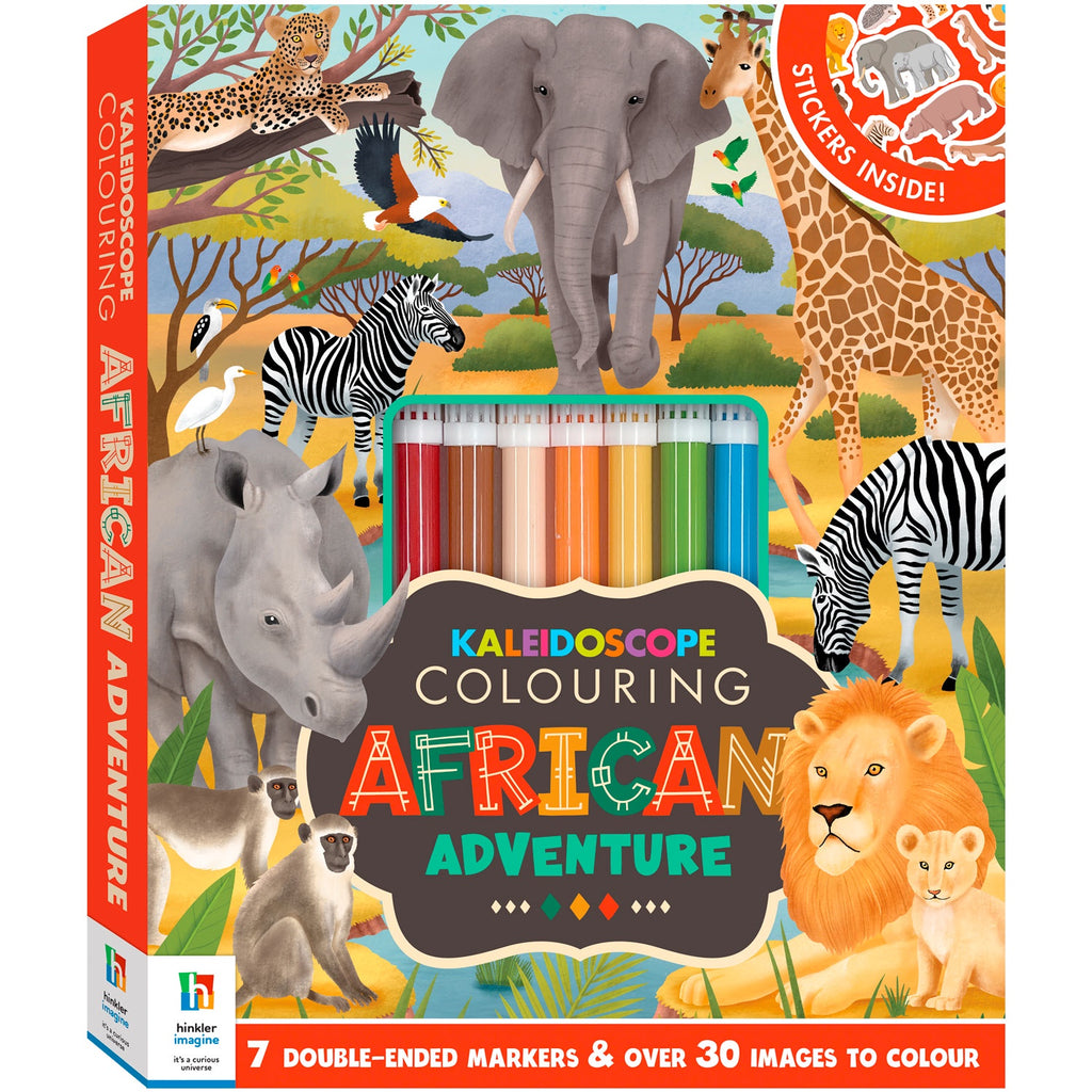 Hinkler | Kaleidoscope - African Adventure Colouring Set