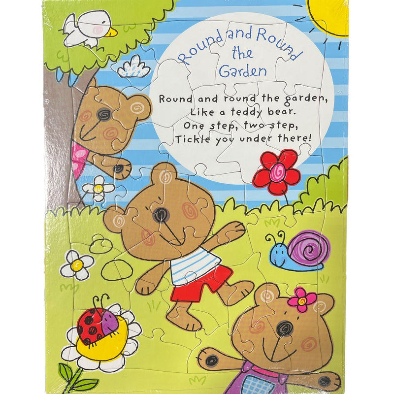 Holdson | 30 Piece Nursery Rhyme Tray Puzzle - Round and Round the Garden