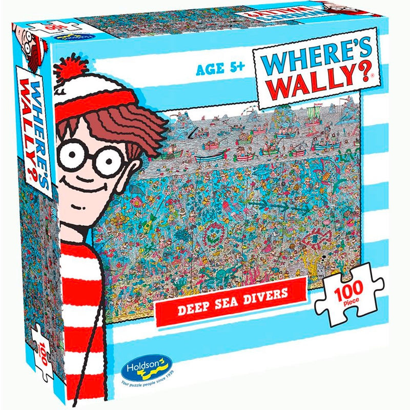 Holdson | Where's Wally 100pc Puzzle - Deep Sea Divers