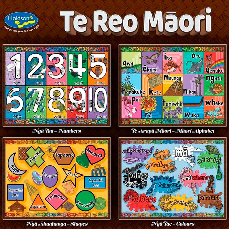 Holdson | Te Reo Māori 35 Piece Frame Tray
